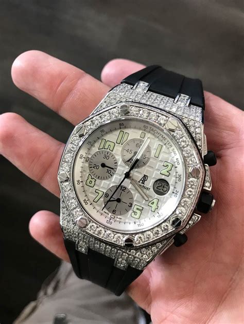 iced out audemars piguet.